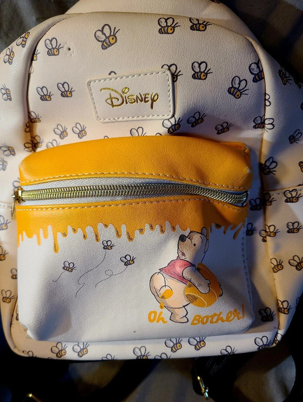 Disney Winnie the Pooh Cream & Yellow Mini Backpack